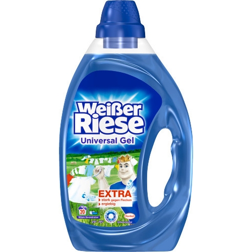Weißer Riese Universal Gel 20 Waschladungen 1 Liter