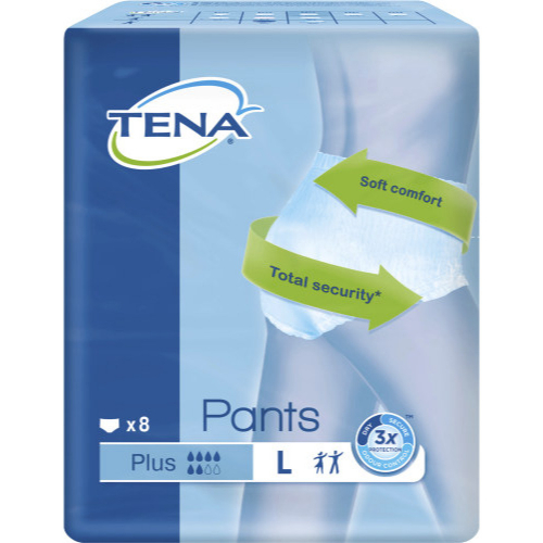 Tena Pants Plus Large Soft Comfort 8 Stck