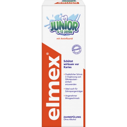 Elmex Junior Zahnsplung Flasche 400ml