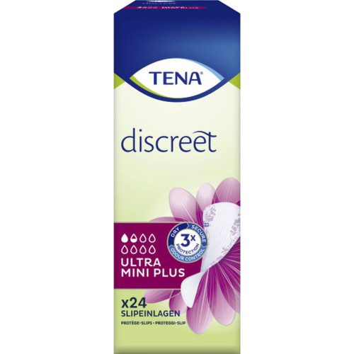 Tena Discreet Slipeinlagen Ultra Mini Plus Hygieneeinlagen 24 Stück