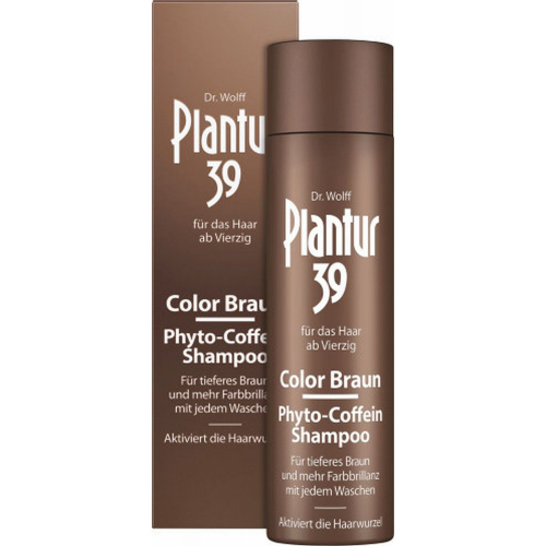 Plantur 39 Color Braun Phyto-Coffein Shampoo 250 ml Flasche 
