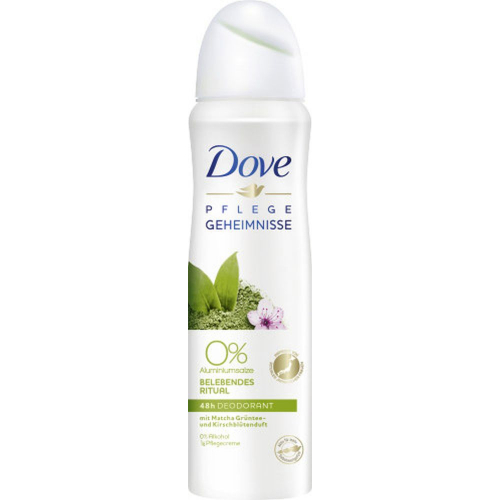Dove 0% Deo-Spray Matcha Grüntee- und Kirschblütenduft 150 ml