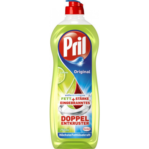 Pril Limette 750ml Flasche entfernt mhelos Fett und Eingebranntes
