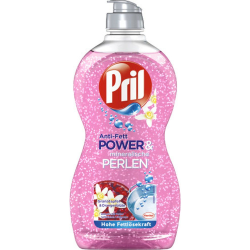 Pril Anti Fett Power & Mineralische Perlen 450ml Flasche Splmittel