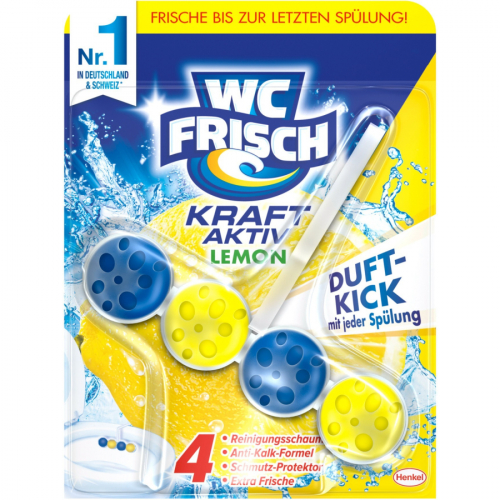 WC Frisch Kraft-Aktiv WC-Reiniger Lemon 50g