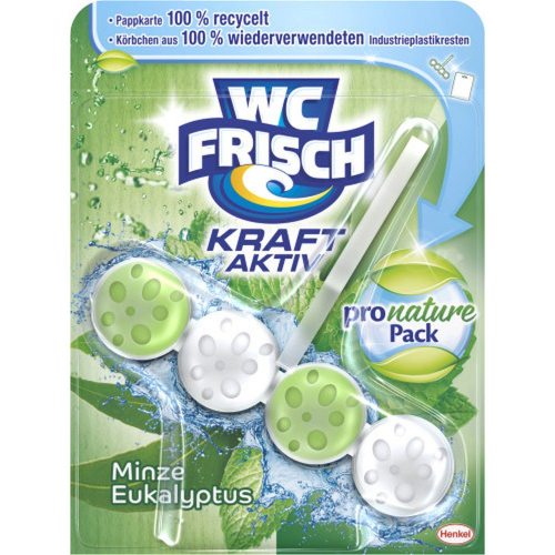 WC Frisch WC-Reiniger Pro Nature Minze & Eukalyptus 50g