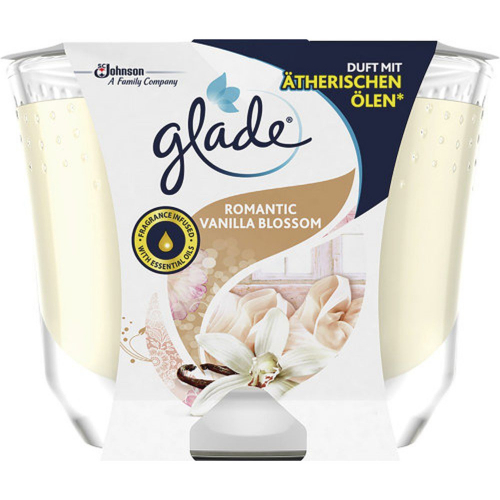Glade Brise Romantic Vanilla Blossom Duftkerze Langanhaltend 129g