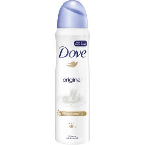 Dove Spray Original 0% Deodorant 150ml