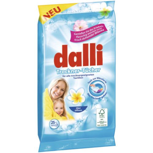 Dalli Trocknertcher 25 Stck