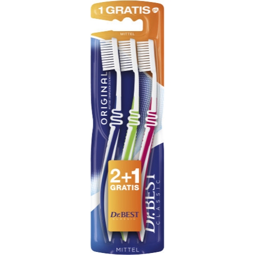 Dr.Best Zahnbrste Original Mittel 2+1 Gratis