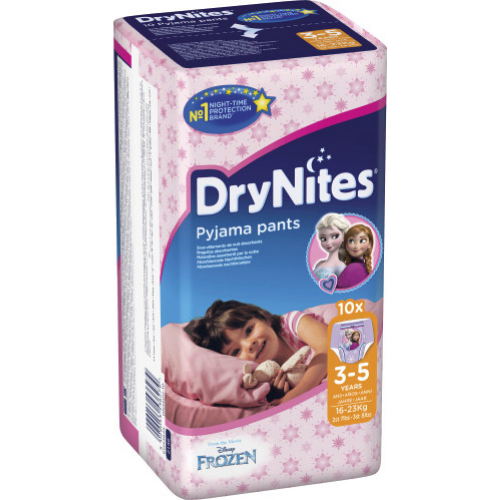 Huggies DryNites Pyjamahöschen Pyjama Pants Mädchen 3-5 Jahre 10 Stück