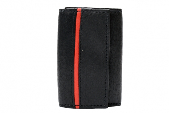 Minibrse mit 2 Scheinfchern und Hartgeldfach Nappa Leder