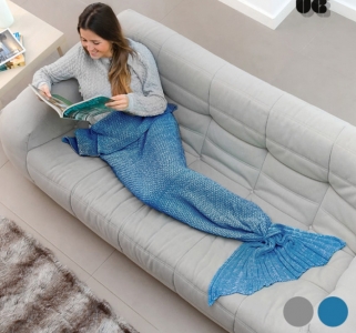 Sirena Snug Snug One Mermaid Decke - Grau