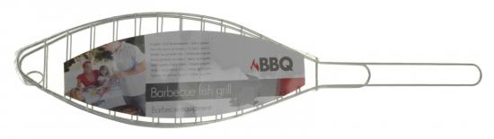  Fischgrill 42x9cm Metall Grill Zubehör BBQ Outdoor Camping 