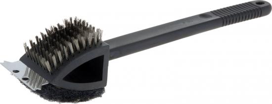 BBQ Grillbrste 3 in 1 Grillreiniger Grillzubehr 37,5cm