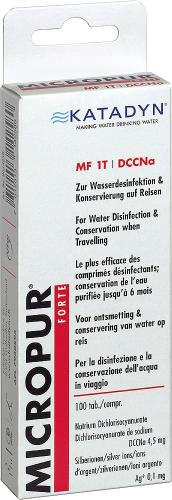 Katadyn Trinkwasserdesinfektion Micropur Forte 100 Tabletten