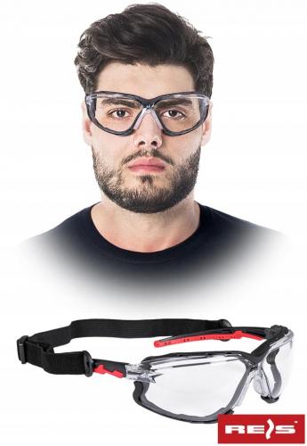 Schutzbrille mit Anti-Spritzer-Gummiband