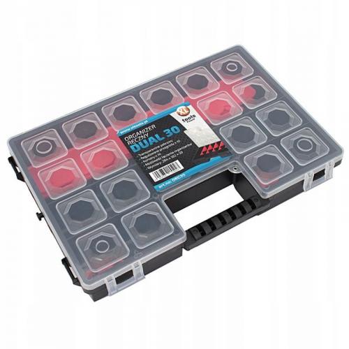 Kleinteile-Organisator Koffer 28 x 18 cm 14 Fcher