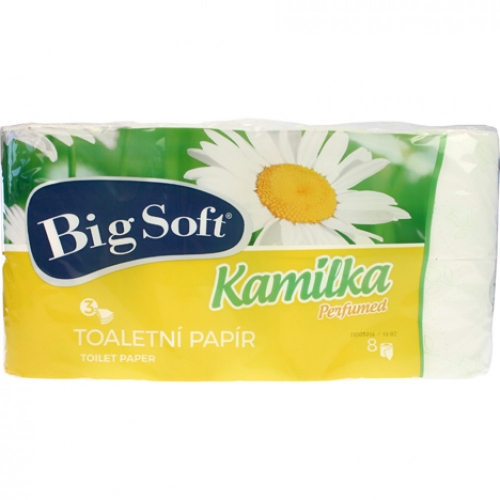 Toilettenpapier 3-lagig 8x160 Blatt Kamilka Big Soft