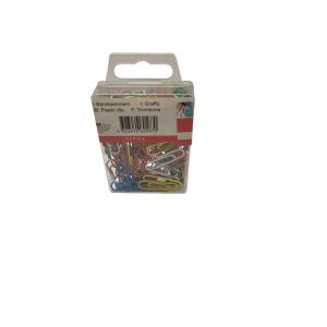 Broklammern 100er bunt in PVC-BOX je 2,8cm