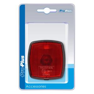 Positionsleuchte rot 66x62mm im Blister
