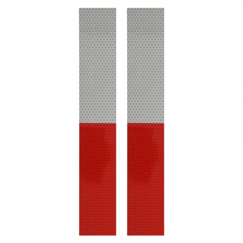 Reflektierendes Klebeband rot/wei Set von 2 Stck