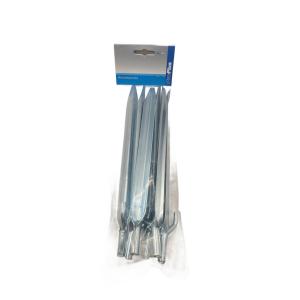 ProPlus Zelthering Erdnagel 25cm Metal Dbel mit Haken 6 Stck