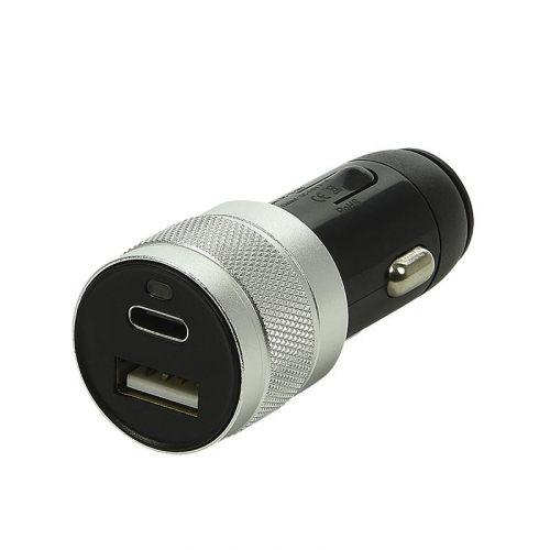 USB Ladegerät Typ A + C zweifach 12V/24V 3100mA