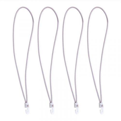 Segeleinbinder mit Nylonhaken, 4 Stck im Beutel, 35cm, wei