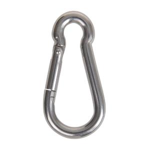 Karabiner 8x80mm, A4 RVS AISI 316, 870 daN