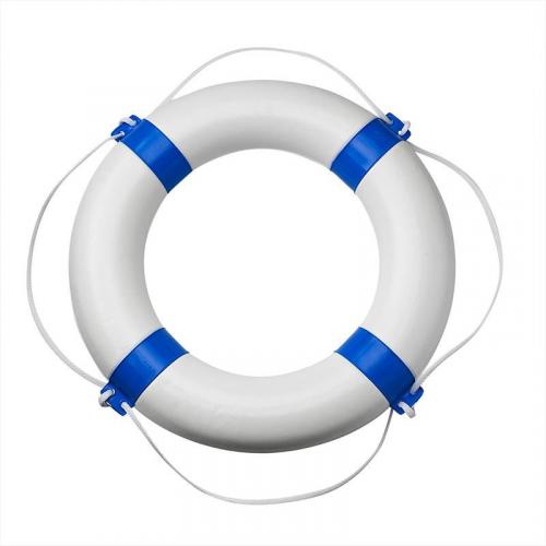 Bootsring 600mm, wit blau