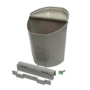 Camp4 Abfalleimer mit Deckel - 6 l - Grau