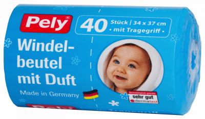 Pely Clean Pely Windelbeutel 40er Rolle