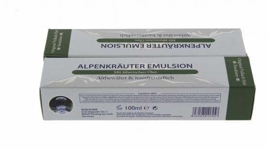Alpenkräuter Emulsion 100 ml -Tube - Pullach Hof