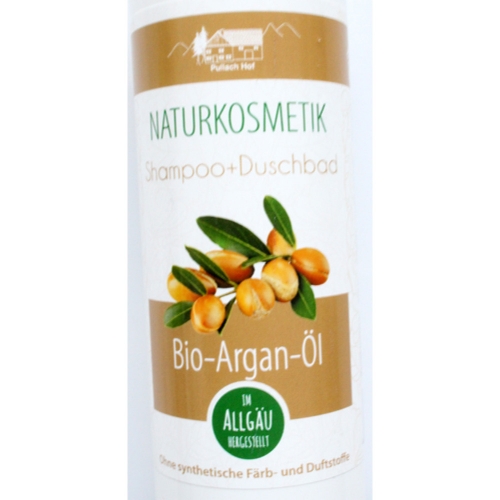Pullach Hof Bio-Argan-Öl Shampoo & Duschbad Haarpflege 250ml 
