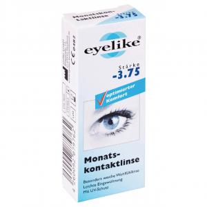 Eyelike Monatskontaktlinse Stärke 3,75 1er Pack