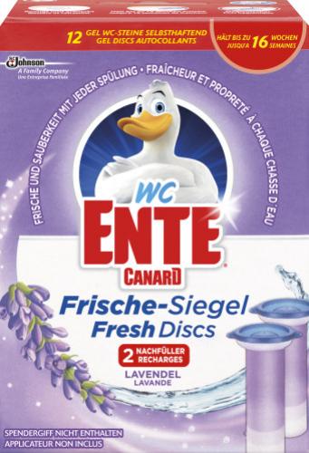 WC Ente Frische Siegel Fresh Disks Lavendel 2x36ml (12 Stck)