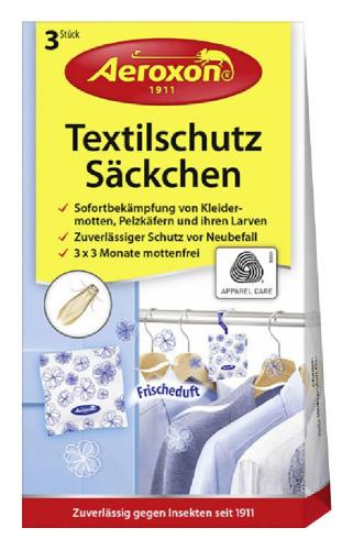 Aeroxon Textilschutz Säckchen 3er Pack