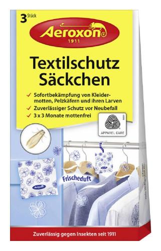 Aeroxon Textilschutz Sckchen 3er Pack