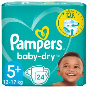 Pampers Baby Dry Gre 5  12-17kg, 24er