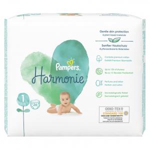 Pampers Harmonie newborn  Größe 1  2-5kg tp, 26er