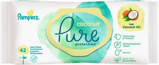 Pampers Pure Protection Coconut 42er Pack