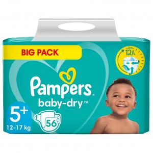 Pampers Baby Dry Big Pack Größe 5 12-17kg, 56er