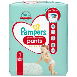 Pampers Premium Protection Pants Gre 4  Maxi, 18er