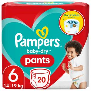 Pampers Baby Dry Spülung pants  Größe 6  xl15 + kg, 20er