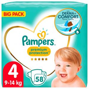 Pampers Premium Protect Big Pack Größe 4  maxi 9-14kg, 58er
