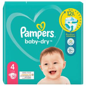 Pampers Baby Dry Gre 4 maxi 9-14kg, 30er