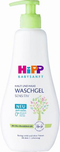 Hipp Babysanf Haut Haar Waschgel, 400ml